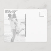 De Lichten van het Koord van het strand trekken sp Briefkaart (Achterkant)