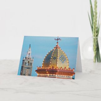 De Lichten van het Plein van de Club van het Land Feestdagen Kaart