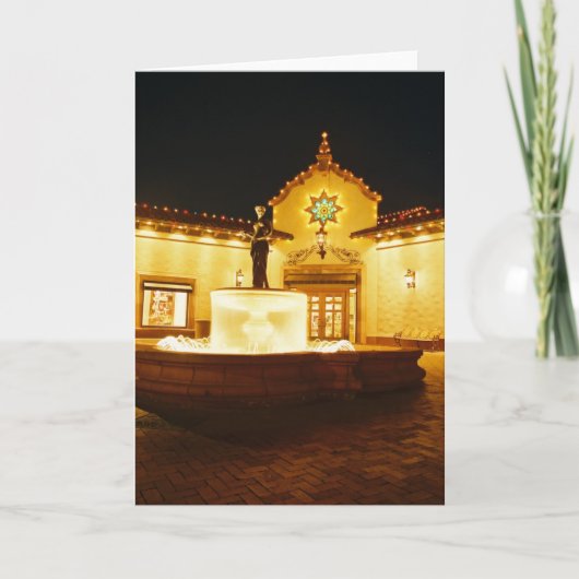 De Lichten van het Plein van de Stad van Kansas Feestdagen Kaart (Voorkant)