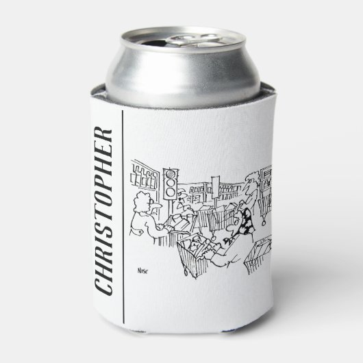 De Lichten van het Verkeer van de verkeerscontrole Blikjeskoeler (Blikje Voorkant)