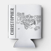 De Lichten van het Verkeer van de verkeerscontrole Blikjeskoeler (Achterkant)