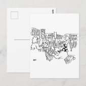 De Lichten van het Verkeer van de verkeerscontrole Briefkaart (Voorkant / Achterkant)