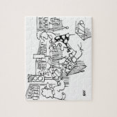 De Lichten van het Verkeer van de verkeerscontrole Legpuzzel (Verticaal)