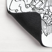 De Lichten van het Verkeer van het verkeersbeheer  Muismat (Hoek)