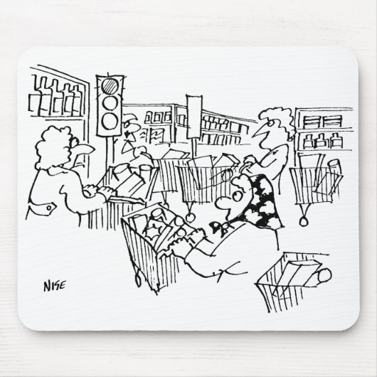 De Lichten van het Verkeer van het verkeersbeheer  Muismat (Voorkant)