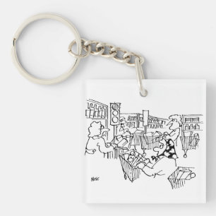 De Lichten van het Verkeer van het verkeersbeheer  Sleutelhanger