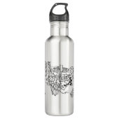 De Lichten van het Verkeer van het verkeersbeheer  Waterfles (Voorkant)