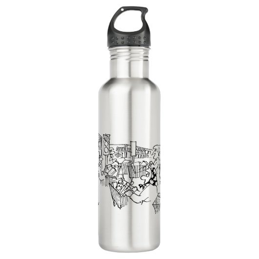 De Lichten van het Verkeer van het verkeersbeheer Waterfles (Voorkant)