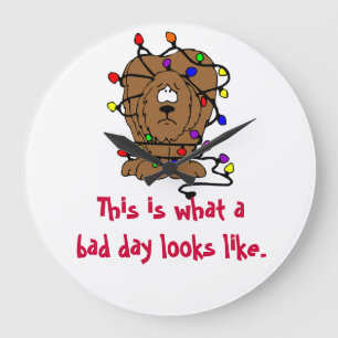 De Lichten van Kerstmis gekscheren de Grappige Grote Klok