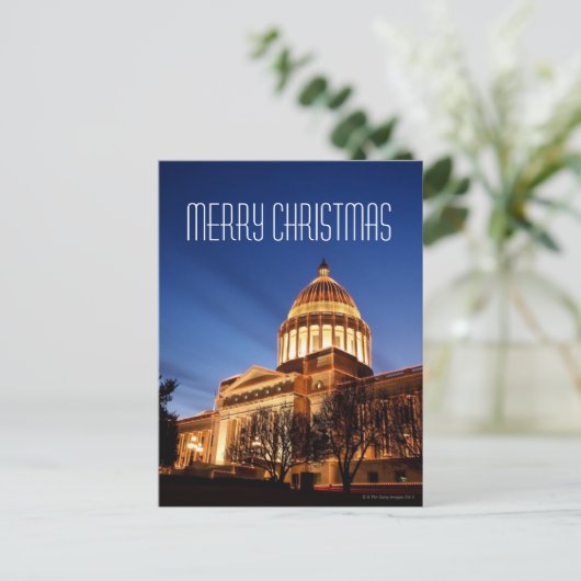 De lichten van Kerstmis op het Capitool, Little Feestdagenkaart (Staand voorkant)