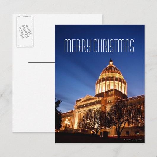 De lichten van Kerstmis op het Capitool, Little Feestdagenkaart (Voorkant / Achterkant)