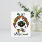 De Lichten van Kerstmis van de brak Feestdagenkaart (Staand voorkant)