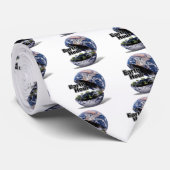 De lichten voor het uur van de aarde draaien stropdas (Opgerold)