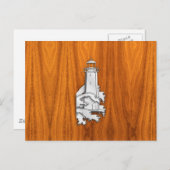 De Lichter van de Stijl van het Chroom op het Deco Briefkaart (Voorkant / Achterkant)