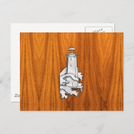 De Lichter van de Stijl van het Chroom op het Deco Briefkaart (Voorkant / Achterkant)