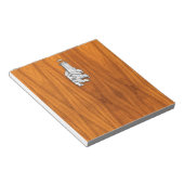 De Lichter van de Stijl van het Chroom op het Deco Notitieblok (Schuin)