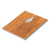 De Lichter van de Stijl van het Chroom op het Deco Notitieblok (Linkerzijde)