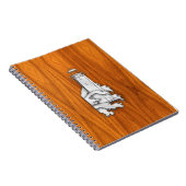 De Lichter van de Stijl van het Chroom op het Deco Notitieboek (Rechterzijde)