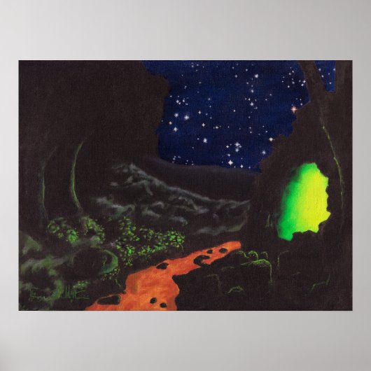 De lichtgevende grot: print (Voorkant)