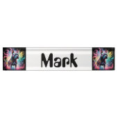 De lichtgevende Sentinel: een holografisch Staffor Naambordje (Voorkant)