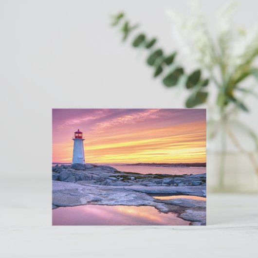 De lichthouder briefkaart (Staand voorkant)