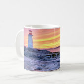 De lichthouder | Peggy's Cove Koffiemok (Voorkant links)
