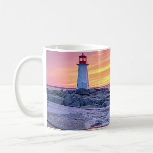 De lichthouder | Peggy's Cove Koffiemok (Links)
