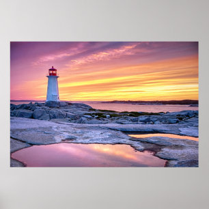 De lichthouder   Peggy's Cove Poster