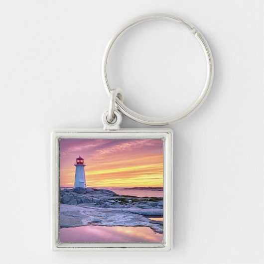De lichthouder | Peggy's Cove Sleutelhanger (Voorkant)