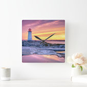 De lichthouder | Peggy's Cove Vierkante Klok (Huis)