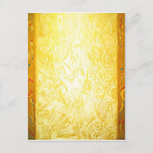 De lichtkolom (abstracte symboliek) briefkaart