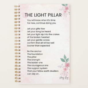 De Lichtpilaar - Ontwakende poëzie Planner