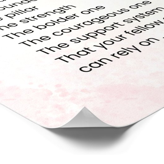 De Lichtpilaar - Ontwakende poëzie Poster (Hoek)