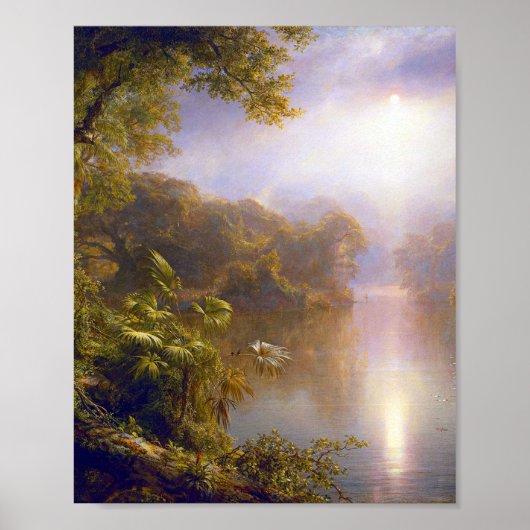 De lichtrivier van de Frederic Edwin Church Poster (Voorkant)