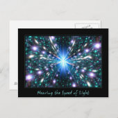 De lichtsnelheid nabij briefkaart (Voorkant / Achterkant)