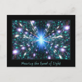 De lichtsnelheid nabij briefkaart (Voorkant)