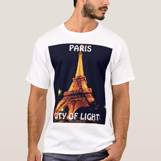 DE LICHTSTAD VAN PARIJS - MOJISOLA GBADAMOSI T-SHIRT (Voorkant)