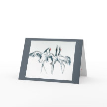 De lied-Manchurian Kranen van de winter.  De kaart