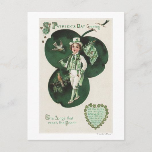 De liedjes die het hart bereiken briefkaart (Voorkant)