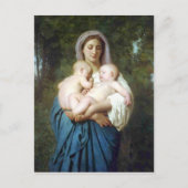 De liefdadigheid van William-Adolphe Bouguereau Briefkaart (Voorkant)
