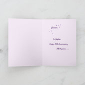 De liefde belooft het Wenskaart van het Jubileum Kaart (Binnen)