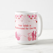 De liefde coupon Mok (Voorkant rechts)