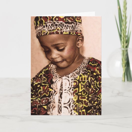 De liefde & de gunst van Kwanzaa Feestdagen Kaart (Voorkant)