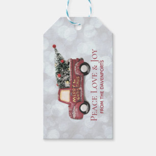 De Liefde & de Vreugde van de vrede met Rode Cadeaulabel