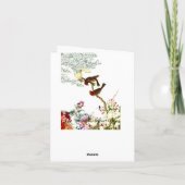 De liefde die Chinees Huwelijk bloeien dankt u Bedankkaart (Achterkant)