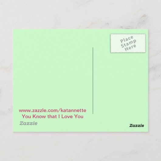 De liefde die je Kaart (Achterkant)