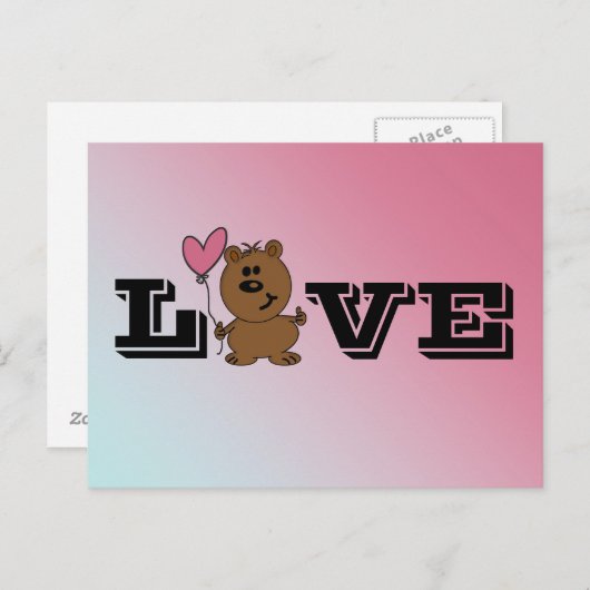 De liefde draagt briefkaart (Voorkant / Achterkant)