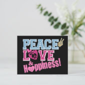 De Liefde en het Geluk van de vrede Briefkaart (Staand voorkant)