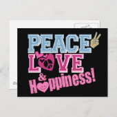 De Liefde en het Geluk van de vrede Briefkaart (Voorkant / Achterkant)