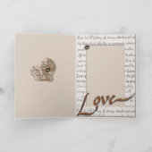 De liefde en koestert Foto Kaart (Binnen)